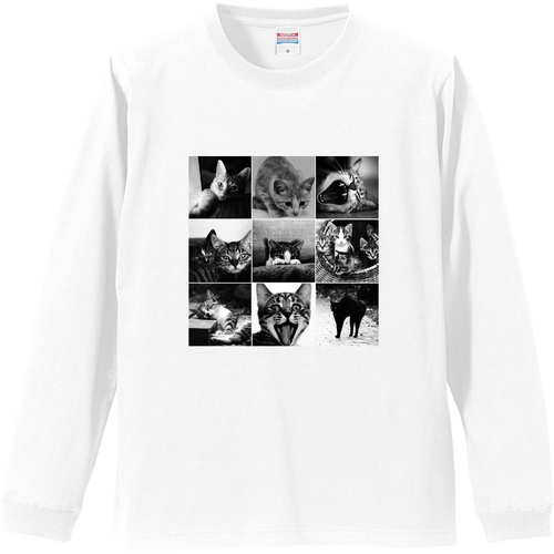 cat day リブ付 ロングスリーブＴシャツ