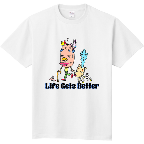 Life Gets Better 定番Ｔシャツ