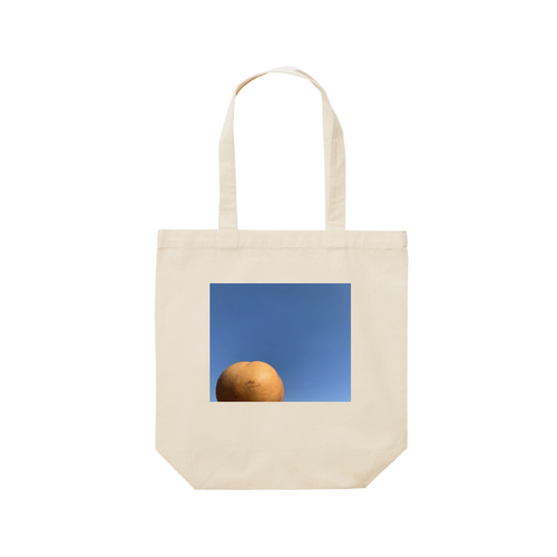 笑顔の梨の向こう側 レギュラーキャンバストートバッグ(M) (フルカラー転写プリント)