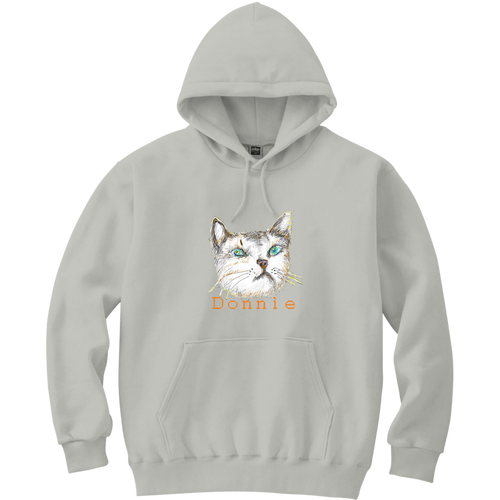 ねこのＤｏｎｎｉｅプルパーカー 軽量プルパーカー (長袖プリント)