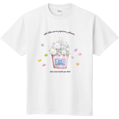 くま ポップコーン 定番Ｔシャツ