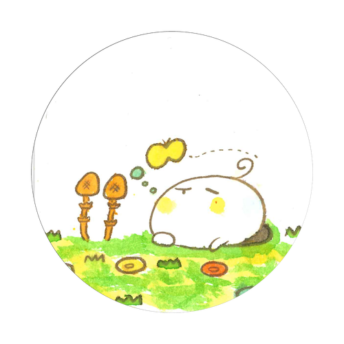 はるがきたよ レザーバッジ