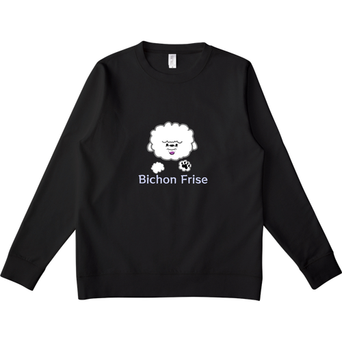 Bichon frise のＢちゃんスエット スタンダードスウェットシャツ