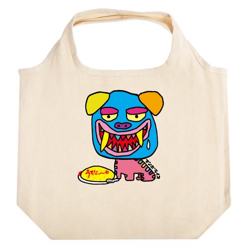 マンボライスシーサー たためるマルシェ【白プリントあり】