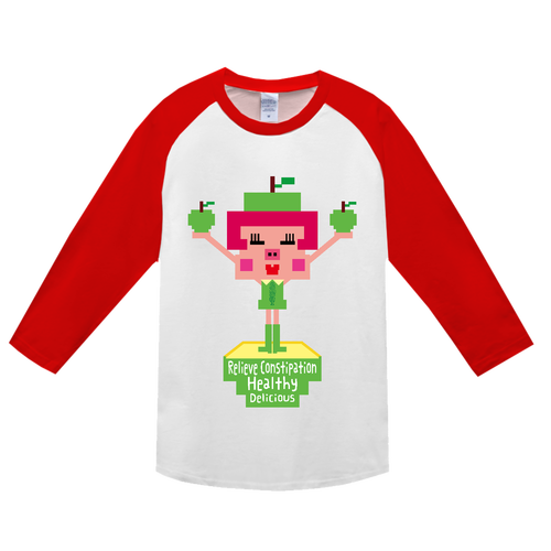 ワキリンゴ ヘビーウェイトベースボールＴシャツ