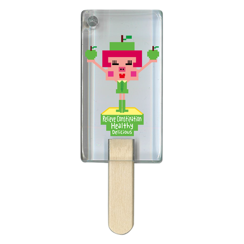 ワキリンゴ アイス型アクリルチャーム