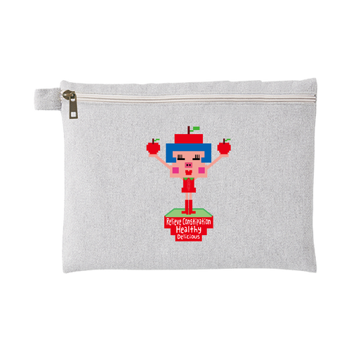 スーリンゴ シャンブリックキャンバスフラットポーチ（L）