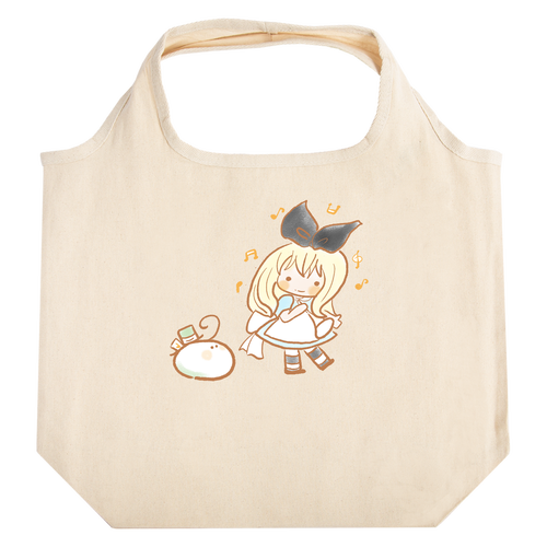 おんなのこの休日 たためるマルシェ【白プリントあり】