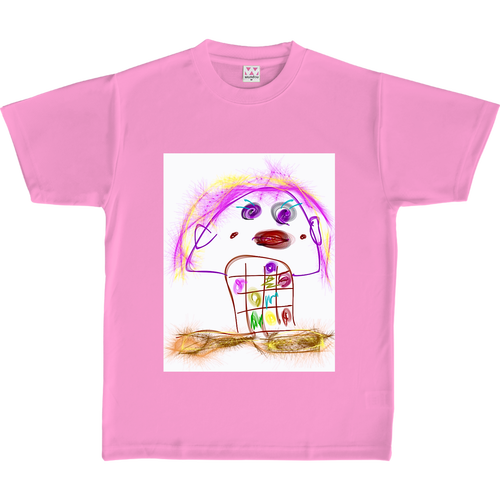 碁盤の目のような5番目の女 定番ドライライトＴシャツ