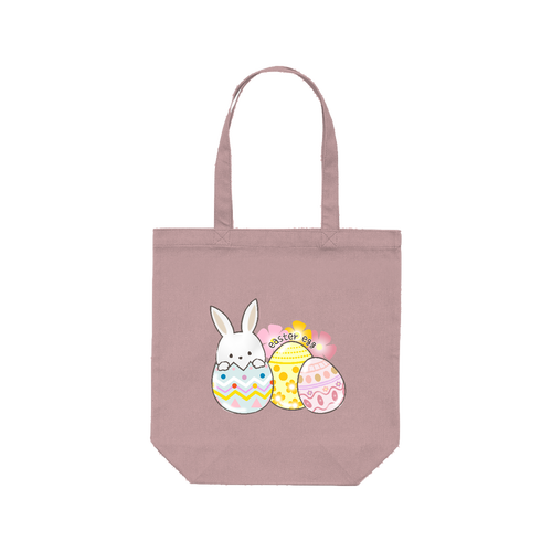 easter egg レギュラーキャンバストートバッグ(M) (フルカラー転写プリント)