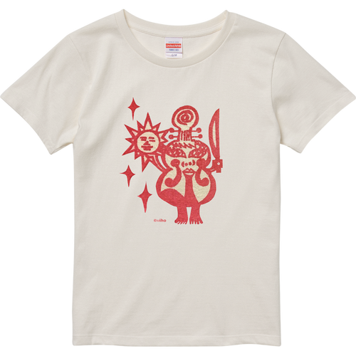 мihoちゃん半袖Tシャツレディース用（ロゴピンク） ハイクオリティーTシャツ（ガールズ）