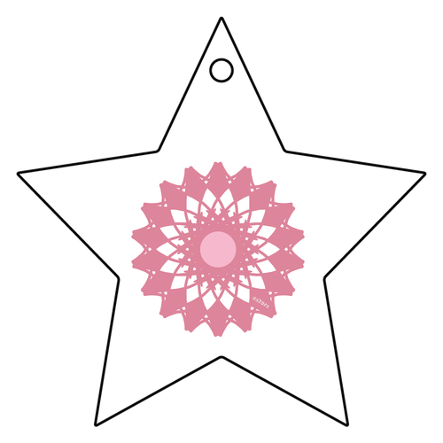 さくら アクリルキーホルダー　星形 (6cm)