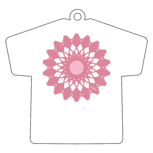 さくら アクリルキーホルダー Ｔシャツ型 (6cm)