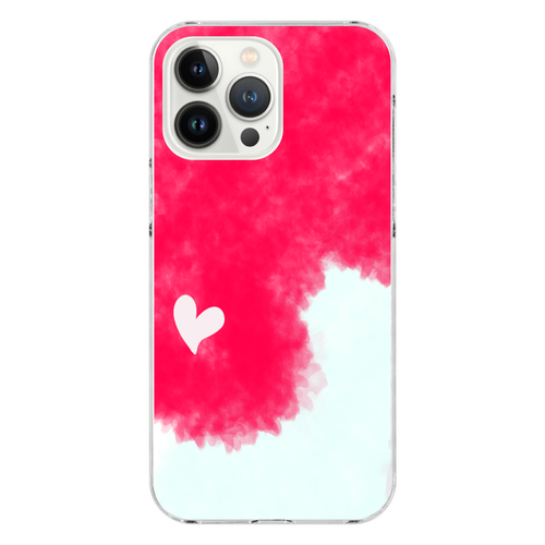 いちごのかき氷 iPhone14 Pro Max (透明)