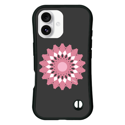 さくら iPhone16 耐衝撃吸収グリップケース