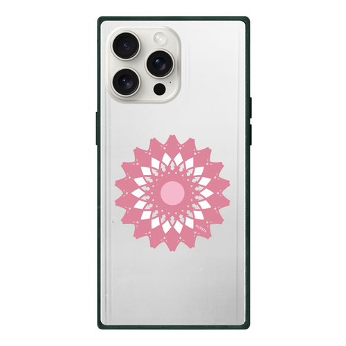 さくら iPhone15ProMax 背面強化ガラス(スクエア)