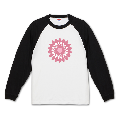 さくら ラグランロングスリーブTシャツ（1.6インチリブ）