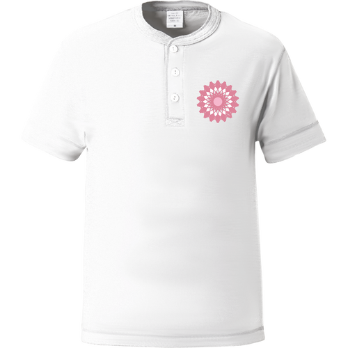 さくら ヘンリーネックTシャツ
