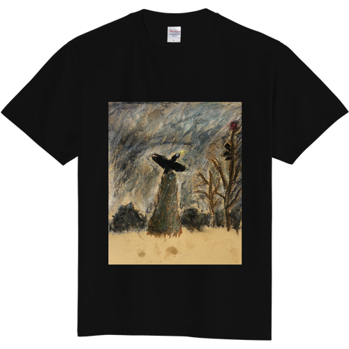カァは頭上で鳴いている 定番Ｔシャツ