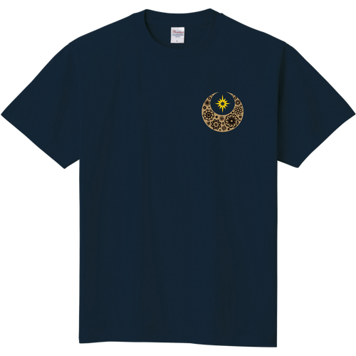 ことばもん／さいわいMoon 煌めきカラー／定番T 定番Ｔシャツ