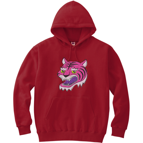 Pink Tiger  軽量プルパーカー (長袖プリント)
