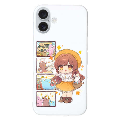 【オリラボ限定】がびさま お出かけスマホケース iPhone16 Plus (透明)(ハードケース)