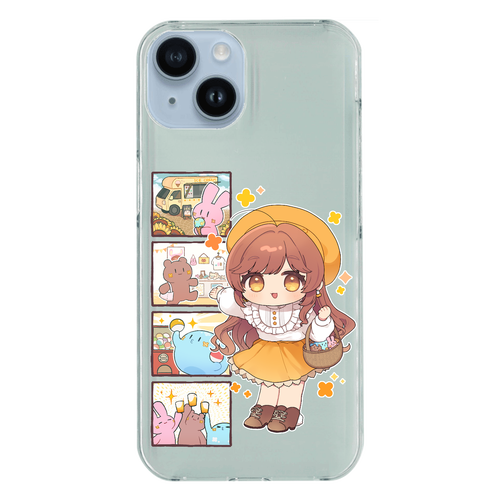 【オリラボ限定】がびさま お出かけスマホケース iPhone14 (透明)