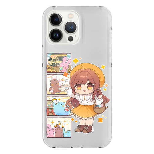 【オリラボ限定】がびさま お出かけスマホケース iPhone14 Pro Max (透明)