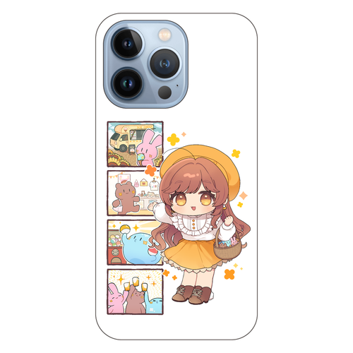 【オリラボ限定】がびさま お出かけスマホケース iPhone13 Pro (透明) 