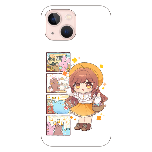 【オリラボ限定】がびさま お出かけスマホケース iPhone13 mini (透明) 