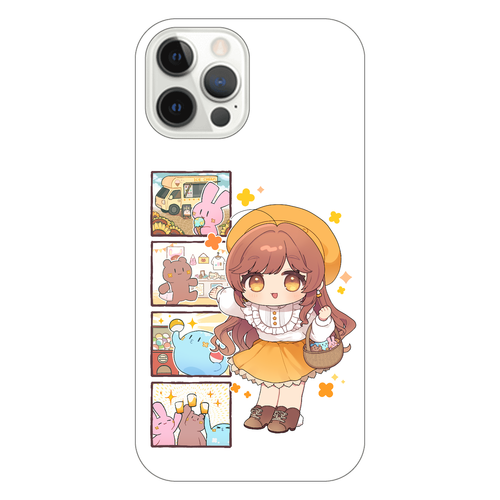 【オリラボ限定】がびさま お出かけスマホケース iPhone12 Pro(透明）