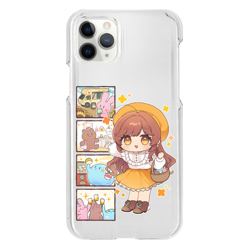 【オリラボ限定】がびさま お出かけスマホケース iPhone11 Pro（透明）