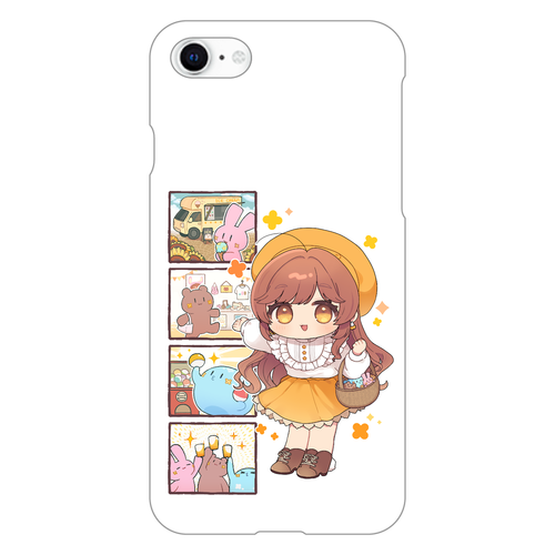 【オリラボ限定】がびさま お出かけスマホケース iPhoneSE2/SE3 (第2世代・第3世代) (透明）