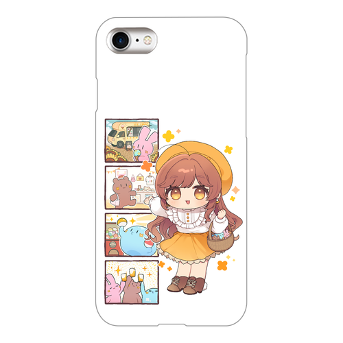 【オリラボ限定】がびさま お出かけスマホケース iPhone8(透明)