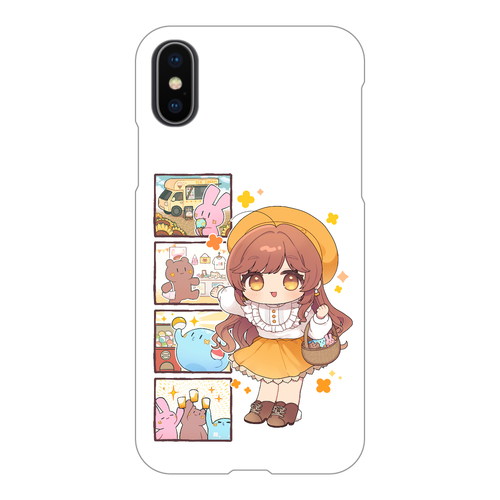 【オリラボ限定】がびさま お出かけスマホケース iPhoneX/Xs(透明)