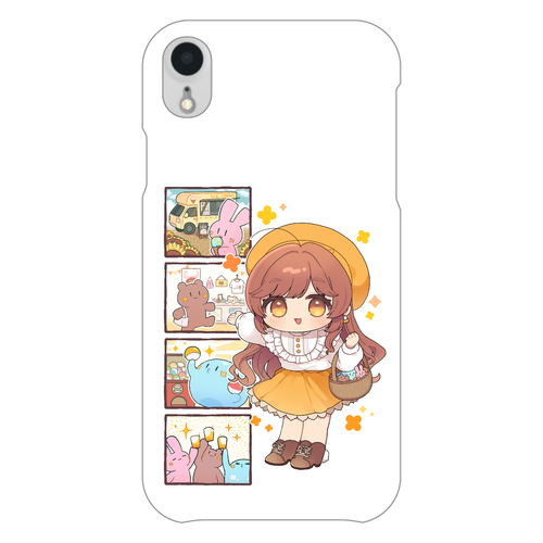 【オリラボ限定】がびさま お出かけスマホケース iPhoneXR(透明)