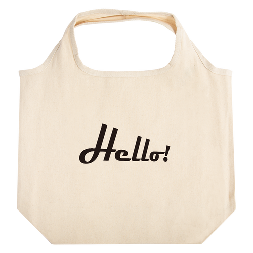 Hello! ハロー 01 たためるマルシェ【白プリントあり】
