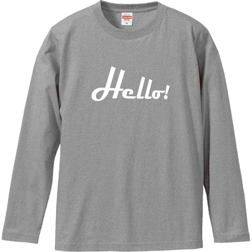 Hello! ハロー 02 ロングスリーブTシャツ