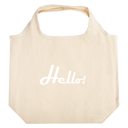 Hello! ハロー 02 たためるマルシェ【白プリントあり】