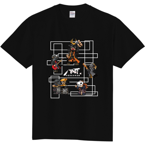 和装侍系音楽集団MYST.キャラクターTシャツ白ロゴver2 定番Ｔシャツ