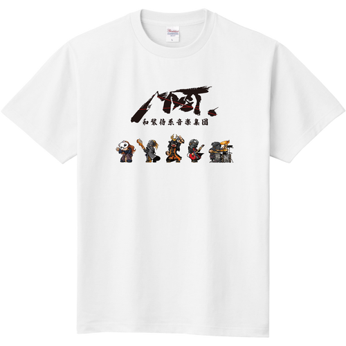 和装侍系音楽集団MYST.キャラクターTシャツ黒ロゴver2 定番Ｔシャツ