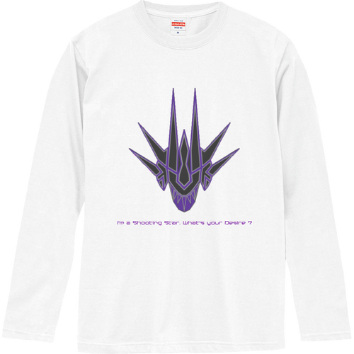 幻想騎士ファントムカイザーTシャツ長袖Ver. デザイン：特撮オタクVtuberトクオタケル ロングスリーブTシャツ