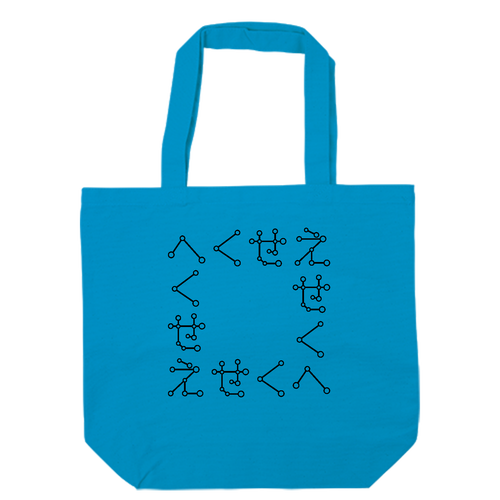 ヘクセナンブ キャンバスデイリートート（ML)【白プリント有】