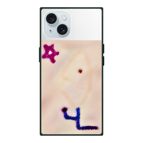 祈り iPhone15 背面強化ガラス(スクエア)