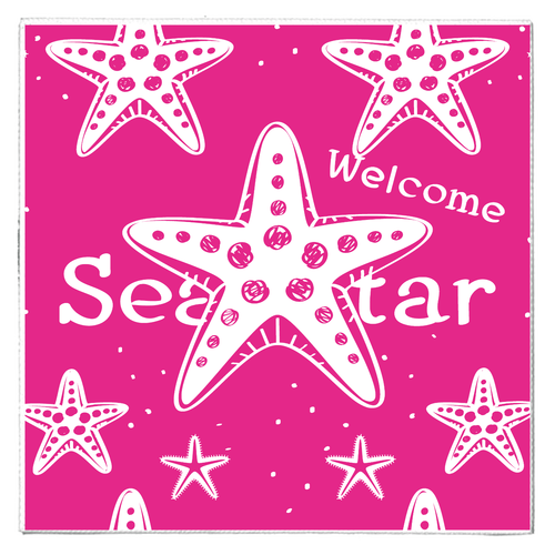 ヒトデ SeaStar 幸運のウェルカム・スターひとで E テキスタイルピクチャーボード（S）