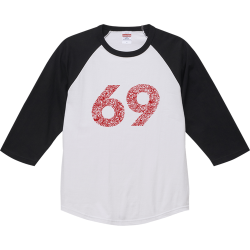 vintage 69・ヴィンテージ ROCK ラグランTシャツ（七分袖）