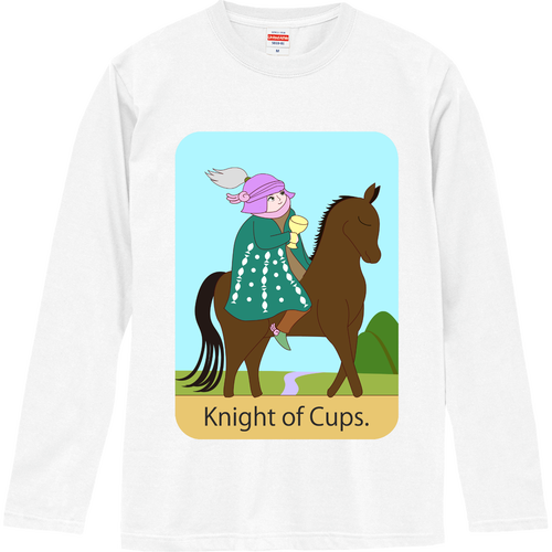 カップのナイト ロングスリーブTシャツ