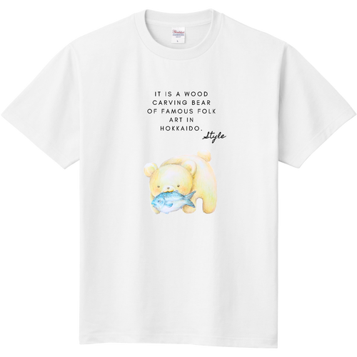 木彫りの熊風 定番Ｔシャツ