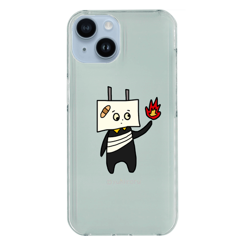 まもるワイファイクン iPhone14 (透明)