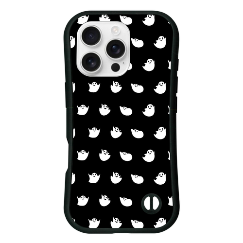 ばけばけオバケ iPhone16 Pro 耐衝撃吸収グリップケース